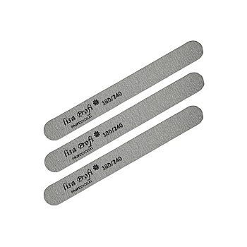 Lisanail Пилки деревянные для натуральных ногтей 180/240, 50шт Lisanail Пилки деревянные для натуральных ногтей 180/240, 50шт