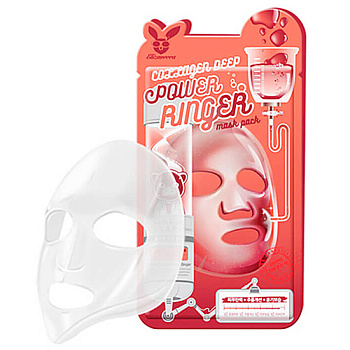 Elizavecca Маска тканевая для лица с коллагеном - Collagen deep power ringer mask pack, 23мл