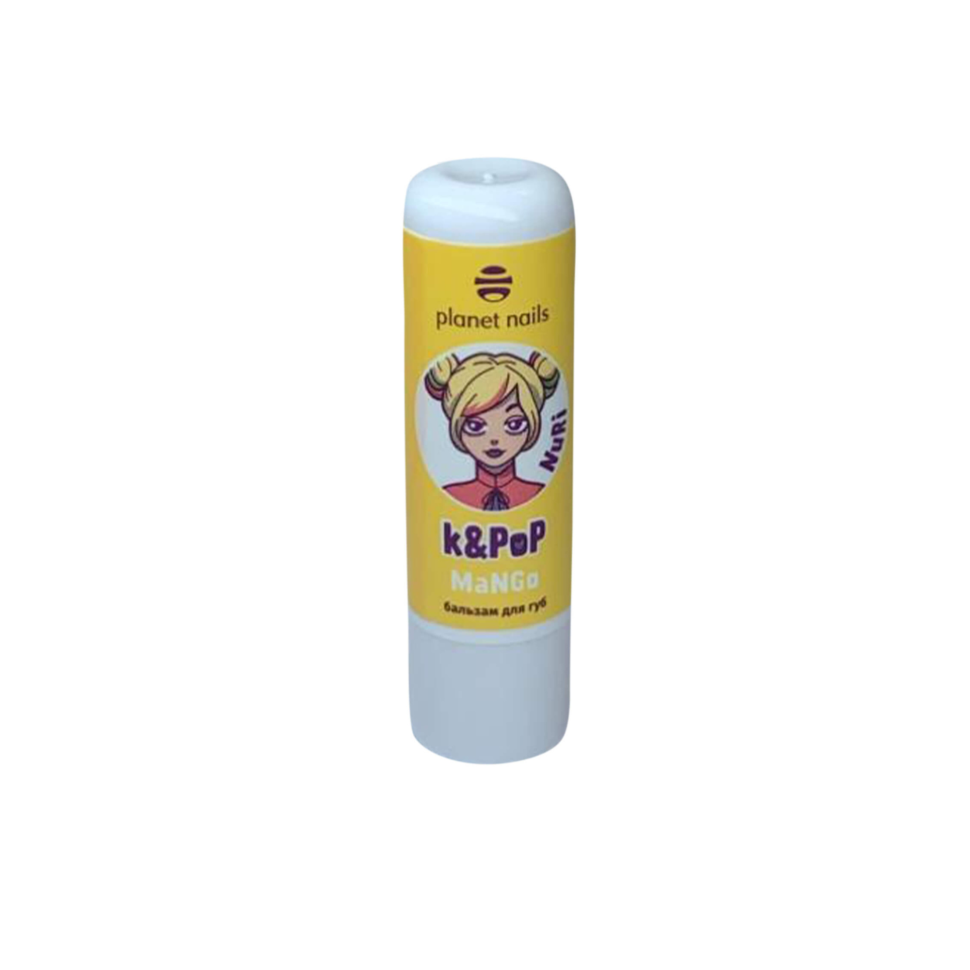 Planet Nails Бальзам для губ K&PoP Nuri "Mango", 5 гр