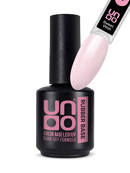 UNO Камуфлирующая база Rubber Color Base Gel Sweet Wish, 12мл