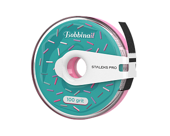 Staleks Pro Сменный файл-лента КЛЕЙКАЯ основа в пластиковой катушке Bobbinail 100 грит (8 м) Staleks Pro Сменный файл-лента КЛЕЙКАЯ основа в пластиковой катушке Bobbinail 100 грит (8 м)