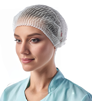 Шапочка "Шарлотта" Белый, 100шт/уп.