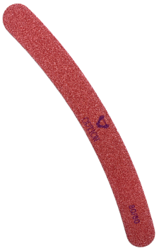 Option Пилка для ногтей из майлара бумеранг 80/80 Красная Option Пилка для ногтей из майлара бумеранг 80/80 Красная