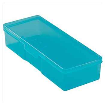 Irisk Бокс пластиковый для кистей и инструментов, 190х70х40мм (03 Голубой)